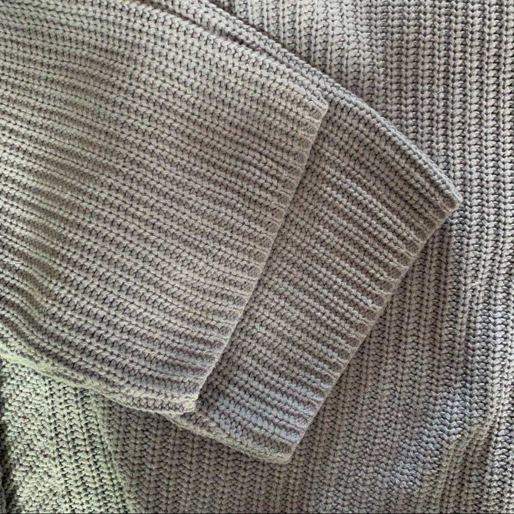 Free People Oversized Crop Sweater - Picture 6 of 7